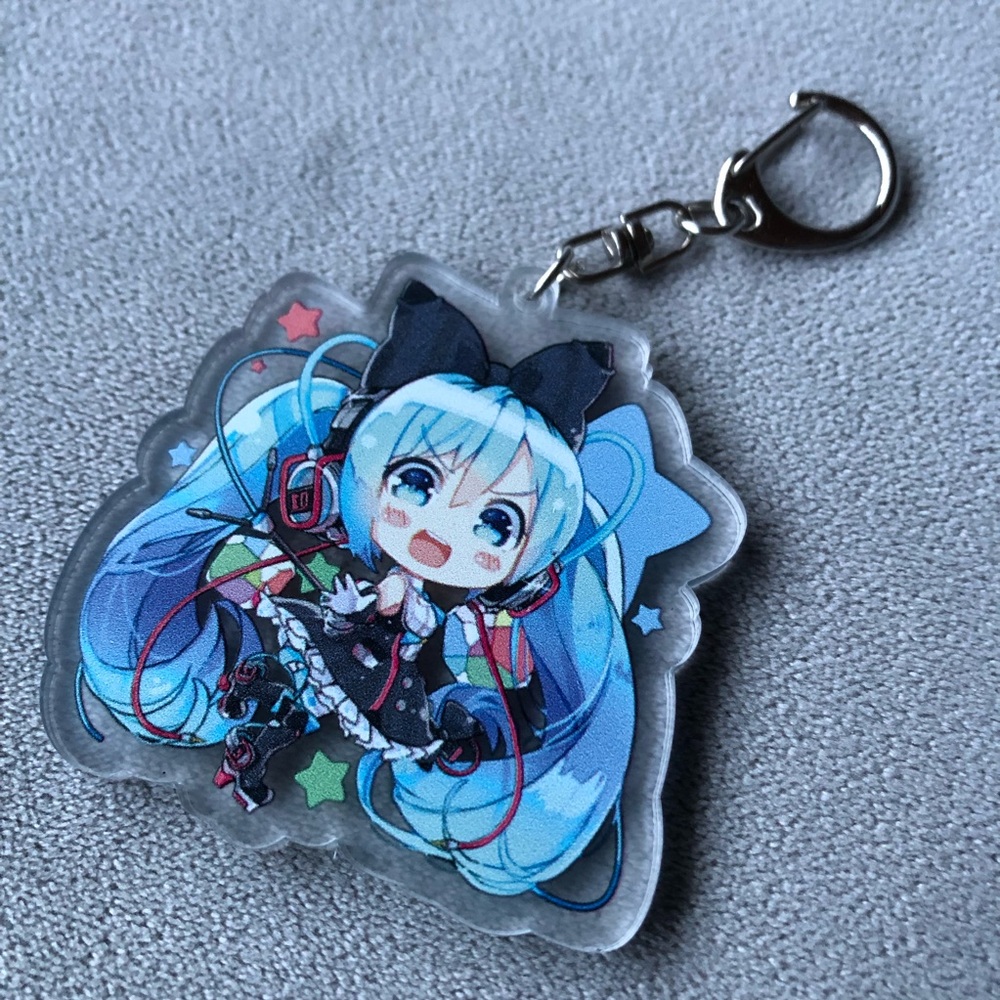 Hatsune Miku Keychain ~ Brand New!